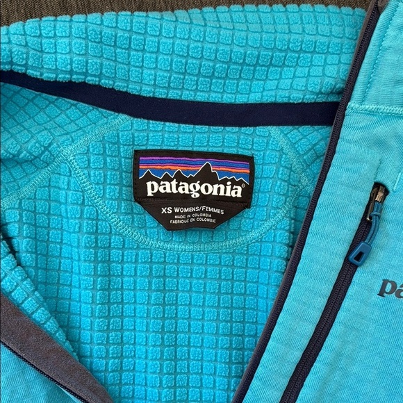Patagonia XS Blue retool Jacket fleece 1/2 zip pullover great condition - Picture 6 of 8